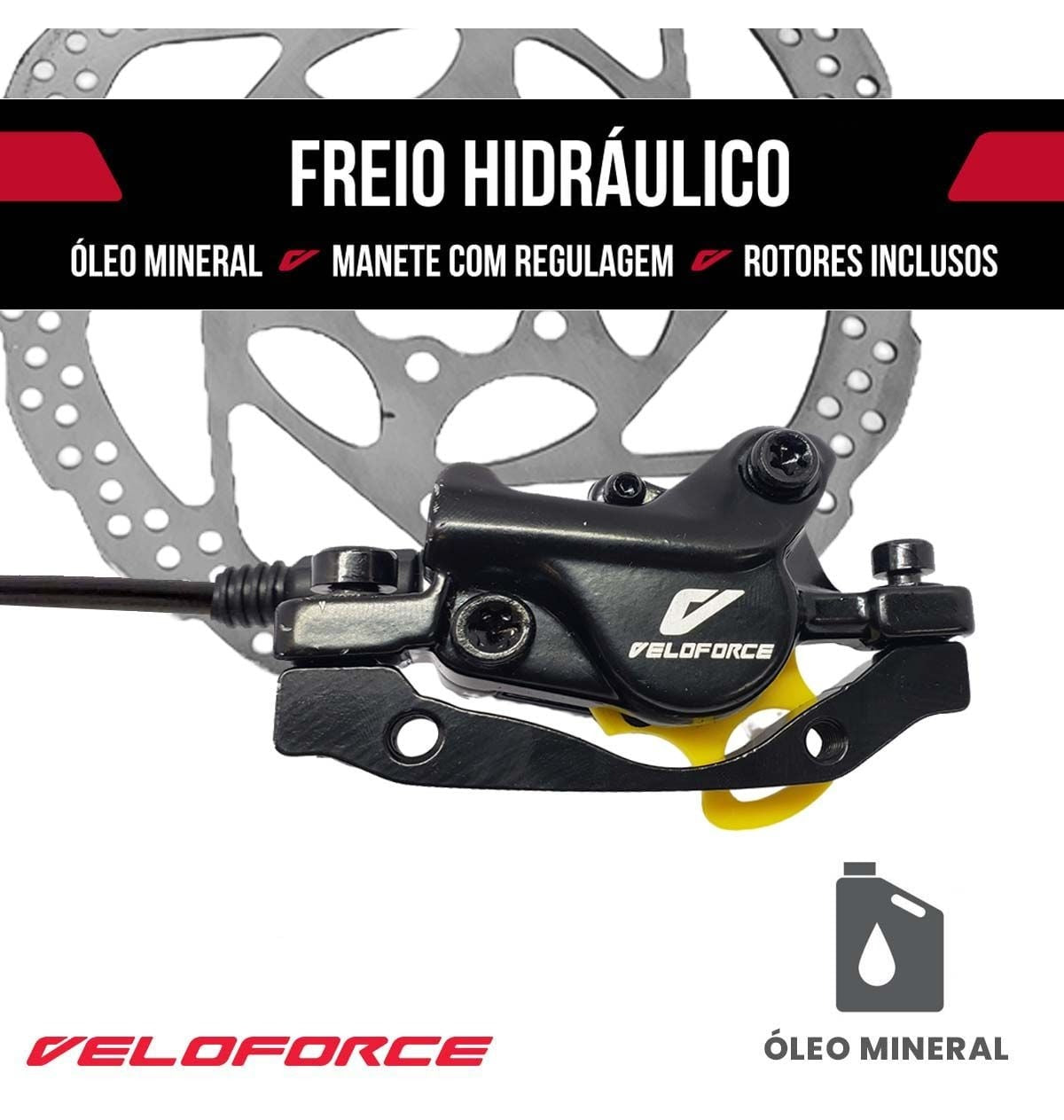 FREIO A DISCO HIDRÁULICO REG. MANETE 800X1600MM + 2 ROTORES