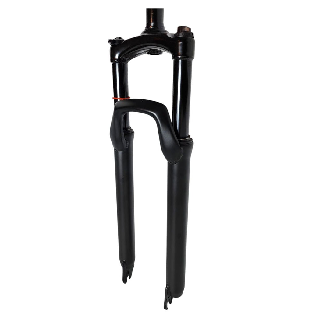 GARFO SUSPENSÃO ARO 29 AÇO AHEADSET COM TRAVA 100MM PRETO