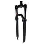 GARFO SUSPENSÃO ARO 29 AÇO AHEADSET COM TRAVA 100MM PRETO