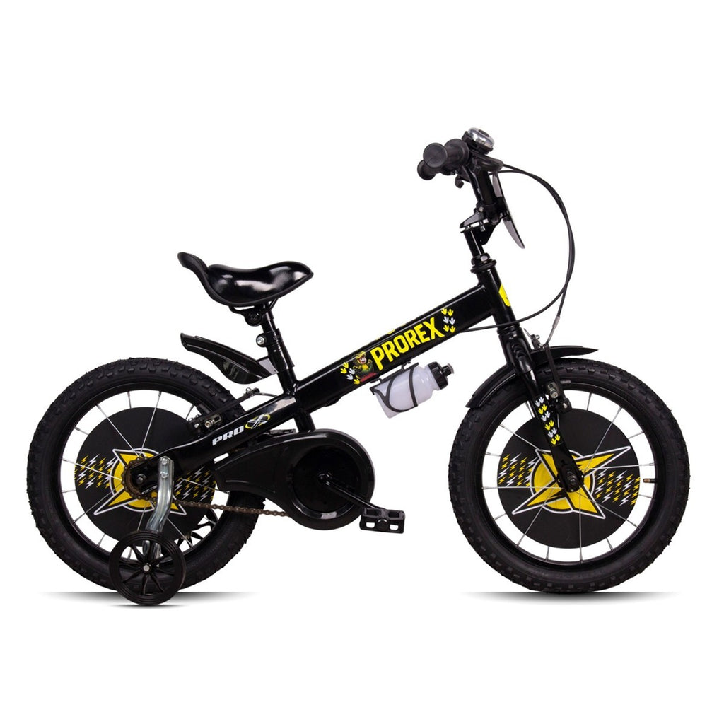 BICICLETA ARO 16 AÇO PRO-X PROREX PRETO/AMARELO