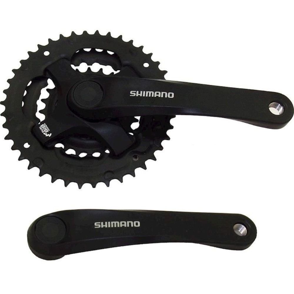 PEDIVELA SHIMANO TOURNEY TY501 6/7/8V (28X38X48) - PRATA - (175mm)