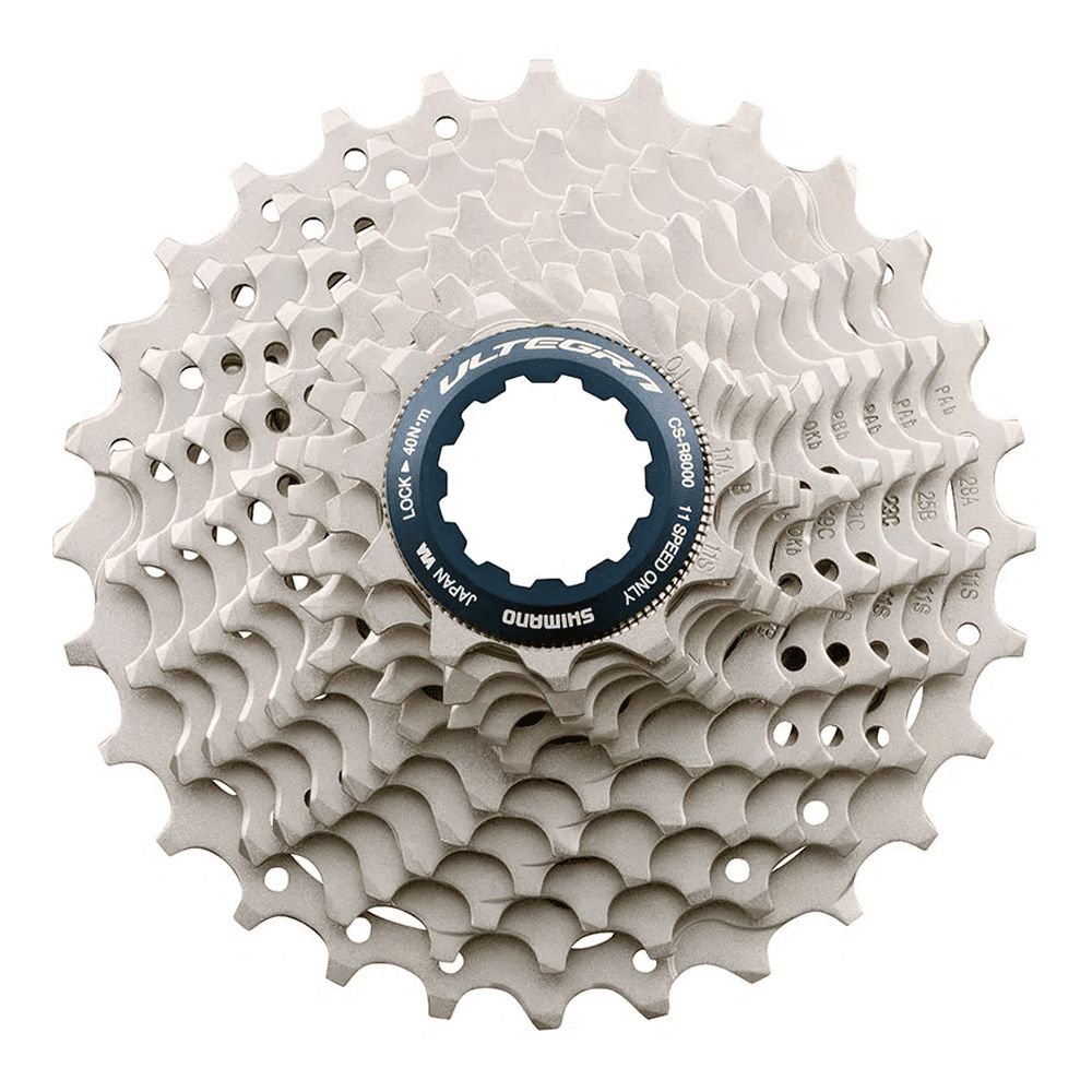 CASSETE 11V SHIMANO ULTEGRA R8000 11/30D (ICSR800011130) - PRATA