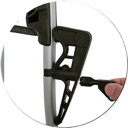 TRANSBIKE DE TETO LONG LIFE AUTO BIKE PREMIUM LOCK - ALUMÍNIO COM ALAVANCA (TRILHO E BRAÇOS EM ALUMÍNIO NA COR PRATA) (B