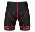 BERMUDA CICLISMO MASCULINA 3XU PRETO VERMELHO TAMANHO XG