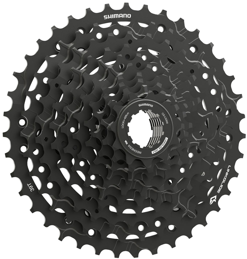 CASSETE 10V SHIMANO CUES LG300 11/39D LINK GLIDE (ECSLG30010139) - PRATA