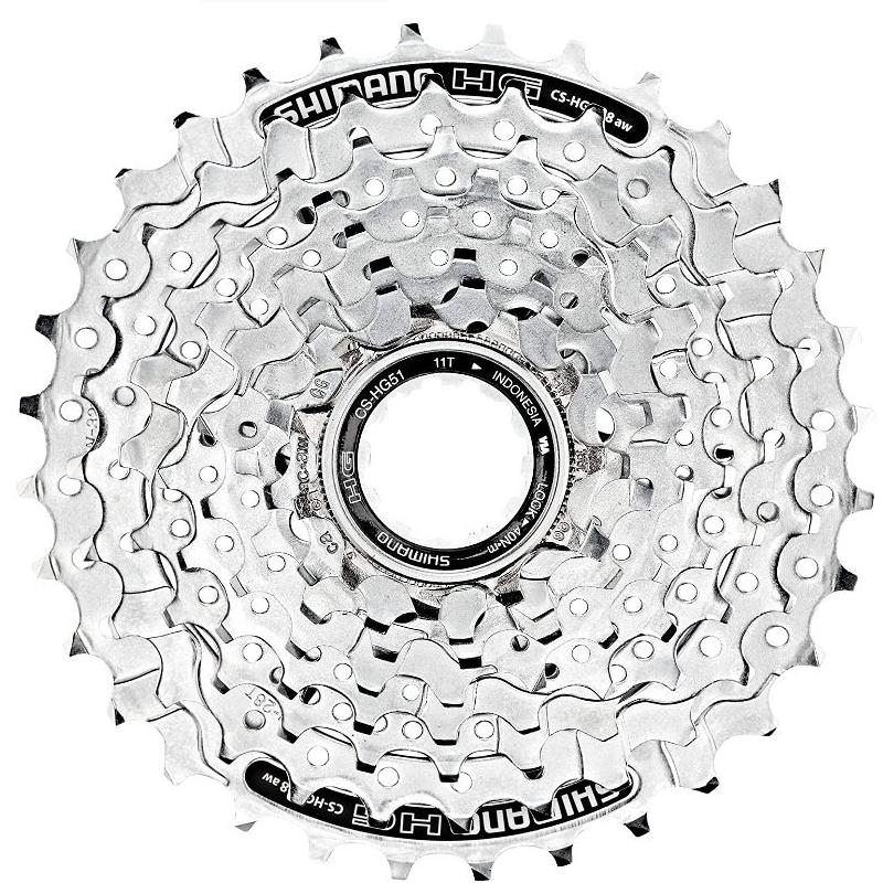 CASSETE 8V SHIMANO SORA CS-HG51 11/32D (ACSHG518132) - PRATA