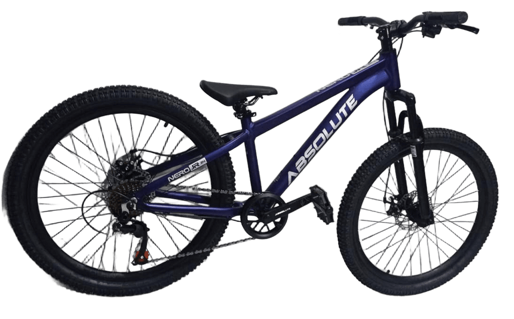 BICICLETA 24 ABSOLUTE NERO JR SHIMANO 7V FREIO DISCO
