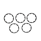 ESPAÇADOR 2MM PARA FREEHUB ALUMÍNIO PRETO 5 UNIDADES