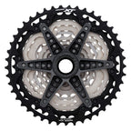 CASSETE 12V SHIMANO XT M8100 10/45D MICRO SPLINE (ICSM8100045) - PRATA