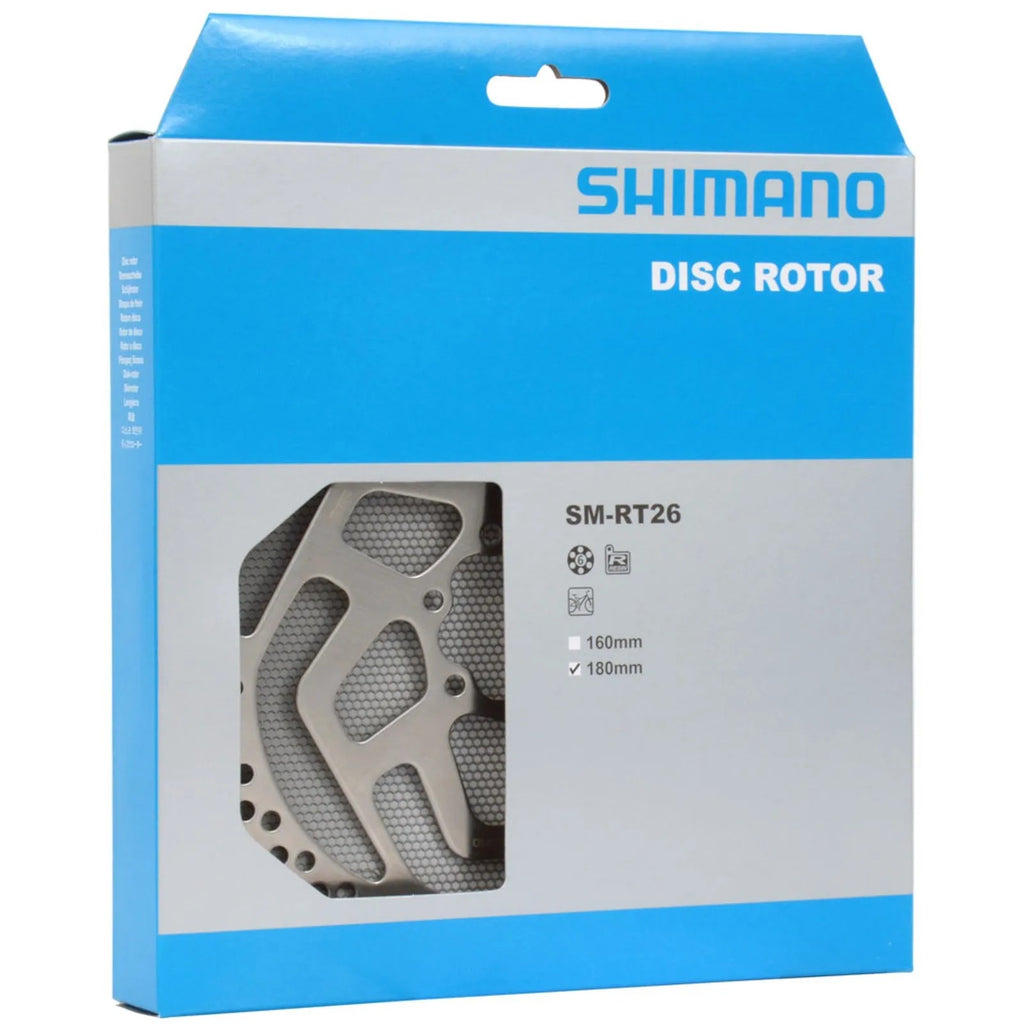 ROTOR DE FREIO A DISCO SHIMANO RT26  180mm
