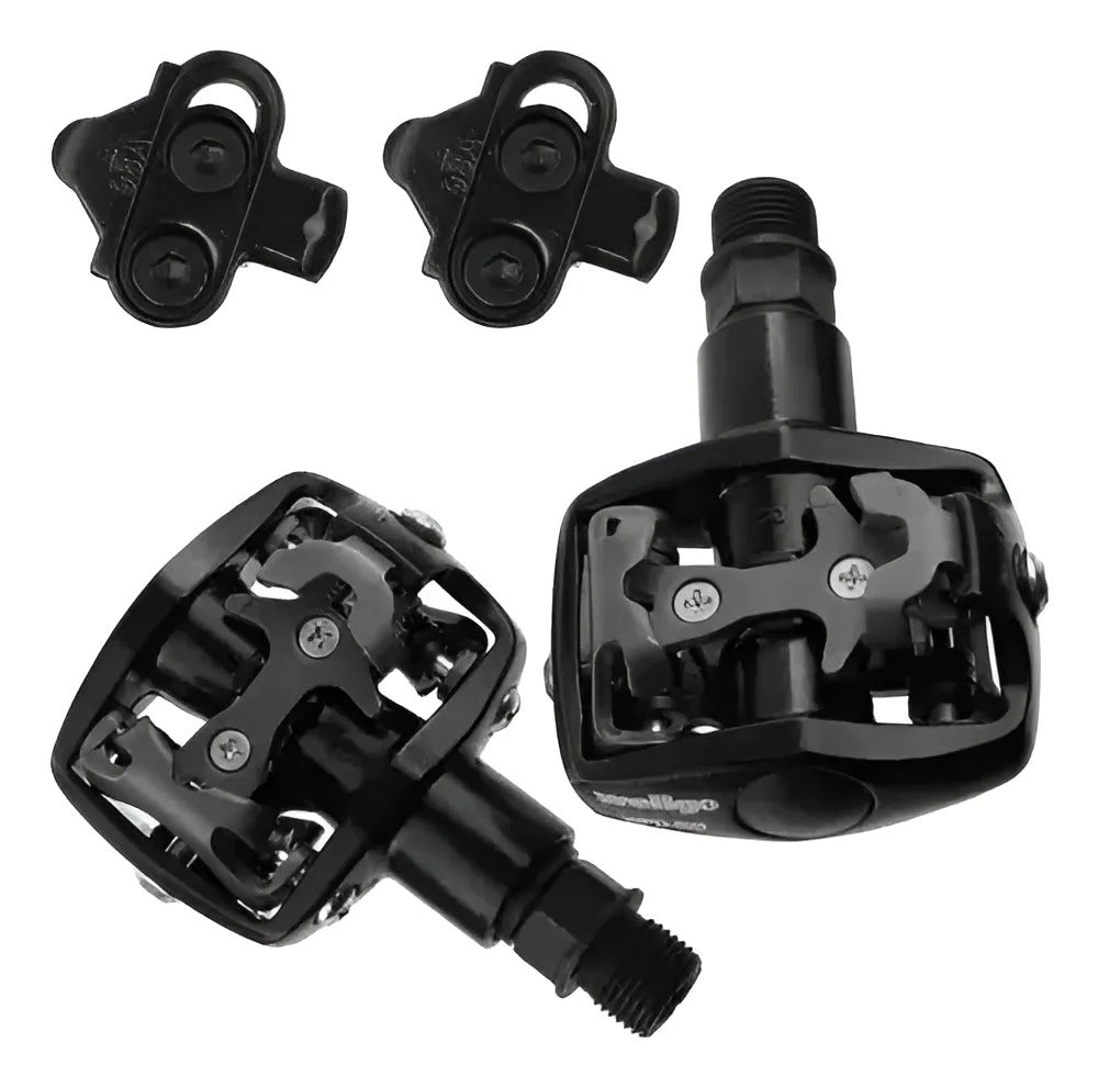 PEDAL CLIP WELLGO MTB WPD-823 COM TAQUINHO