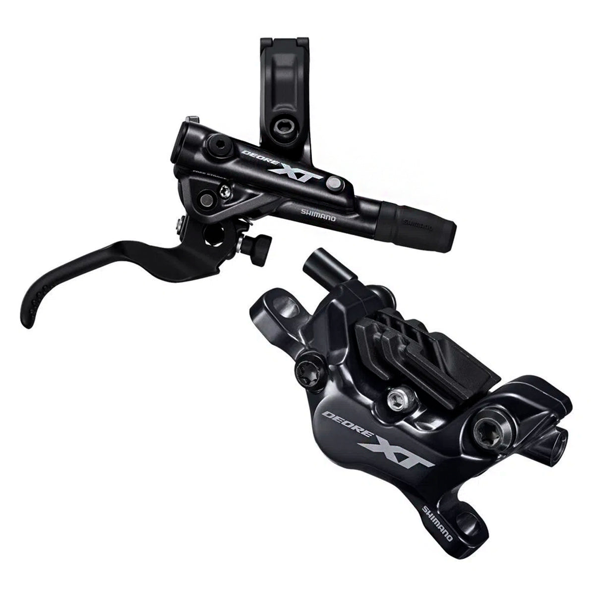 FREIO DISCO SHIMANO DEORE XT HIDR. M8120 4 PISTÕES TRASEIRO RESINA (IM8120JRRXSA170) - PRETO
