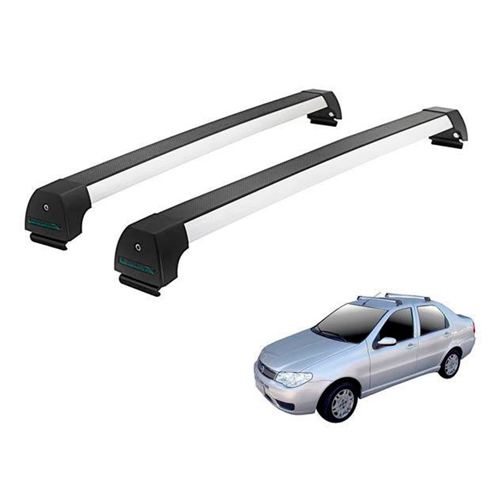 RACK DE TETO LONG LIFE SPORT ALUM. P/ FIAT SIENA 4 PORTAS EXCETO GRAND SIENA  (AFP-4)
