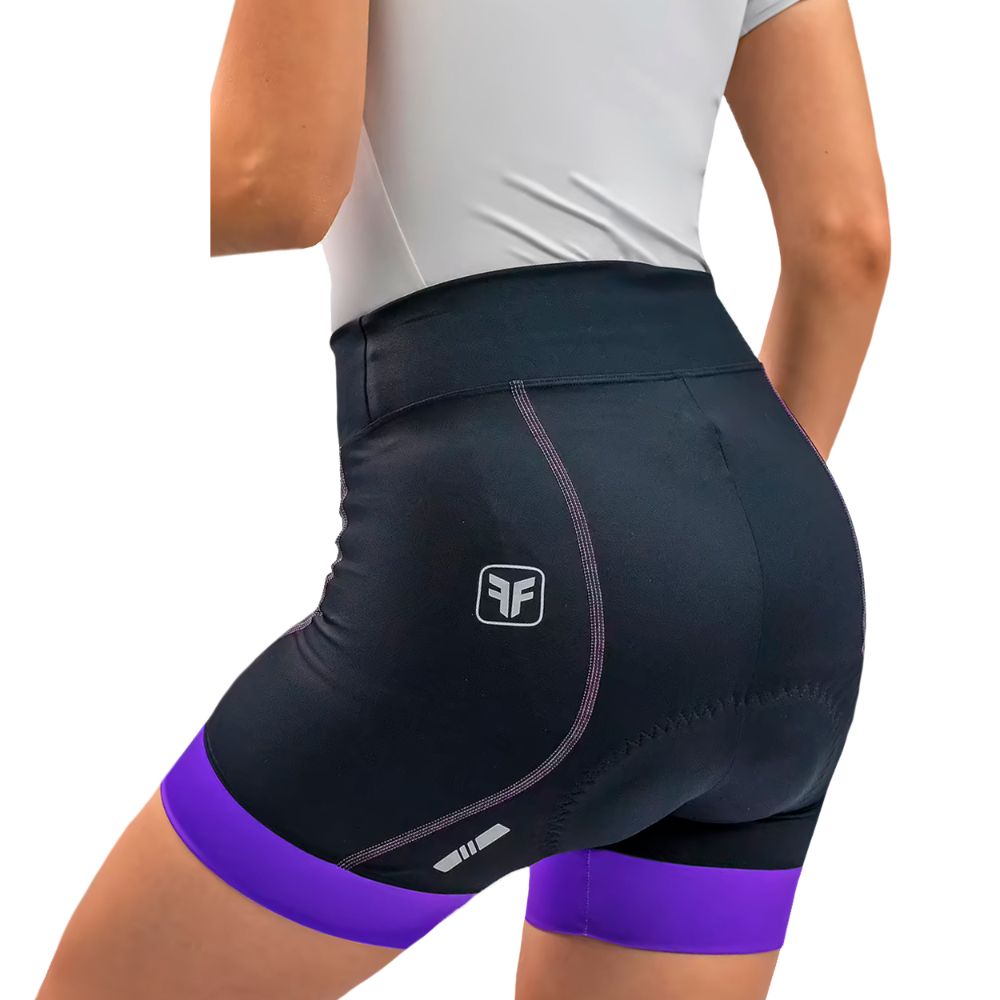 Short Ciclismo Free Force Feminino Start - 2023 - Roxa - Gg