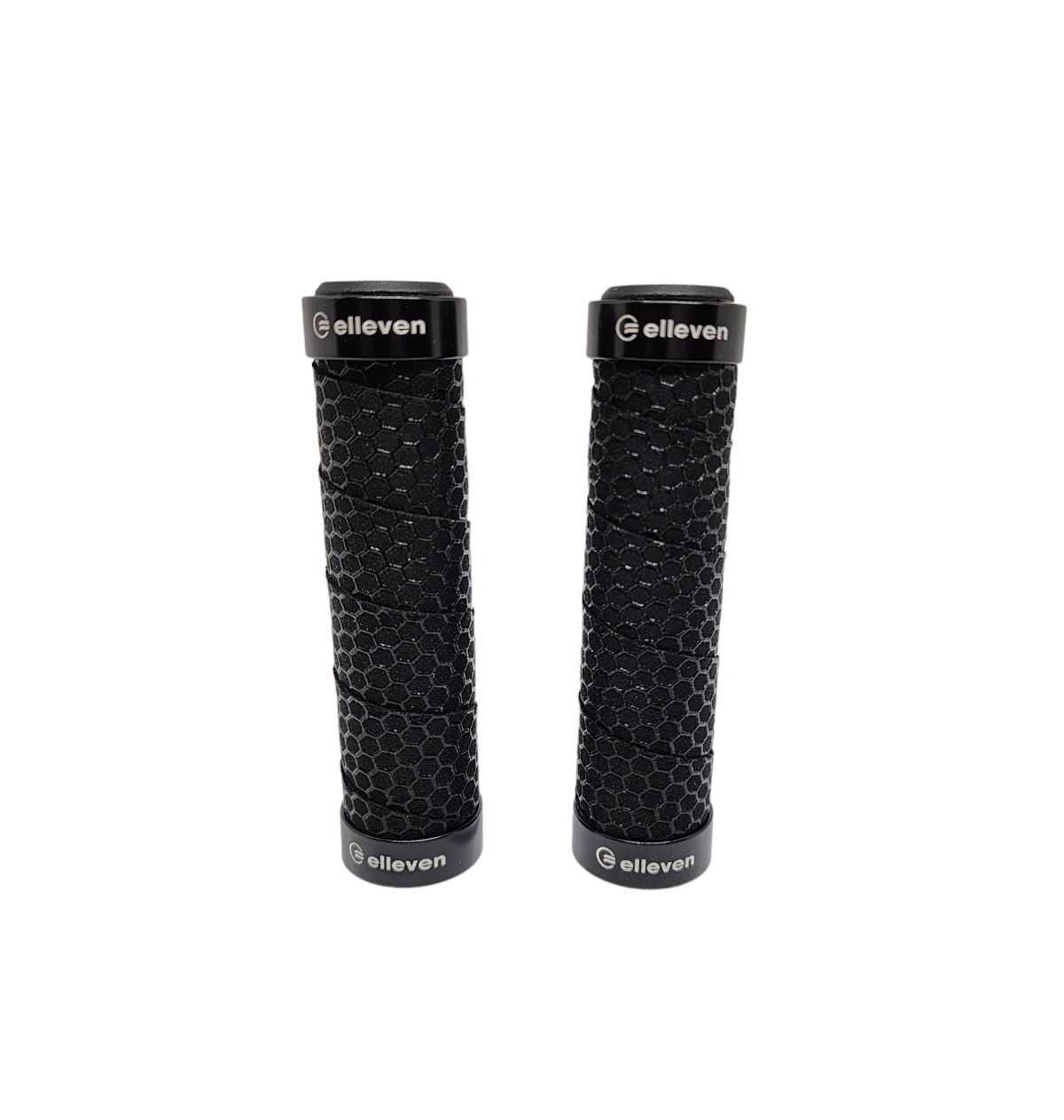 MANOPLA MTB EM EVA COM TRAVA 130MM RELEVO ELLEVEN PRETA