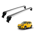 RACK LONG LIFE SPORT ALUM. PRATA P/ FIAT UNO E NOVO UNO - 4 PORTAS A PARTIR DE 2011 (AFU-4) - PRATA