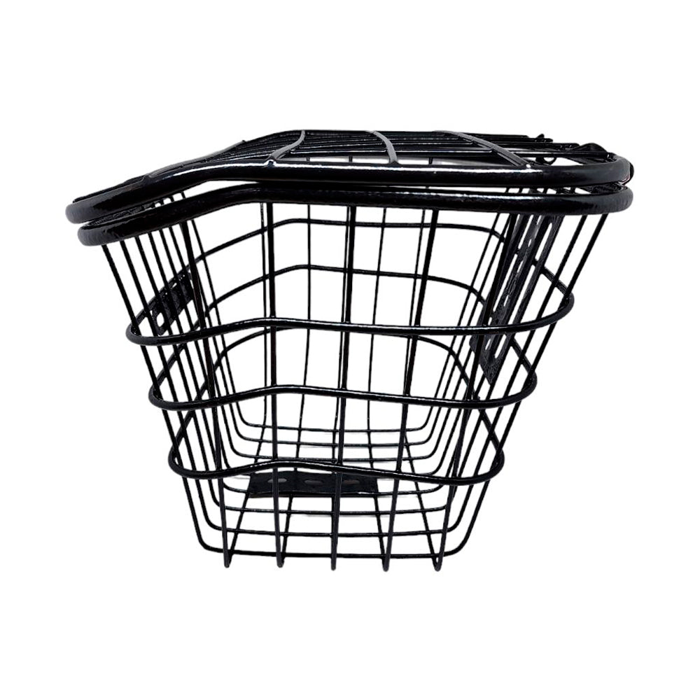 CESTA REFORÇADA COM TAMPA 33X24X26CM - PRETO