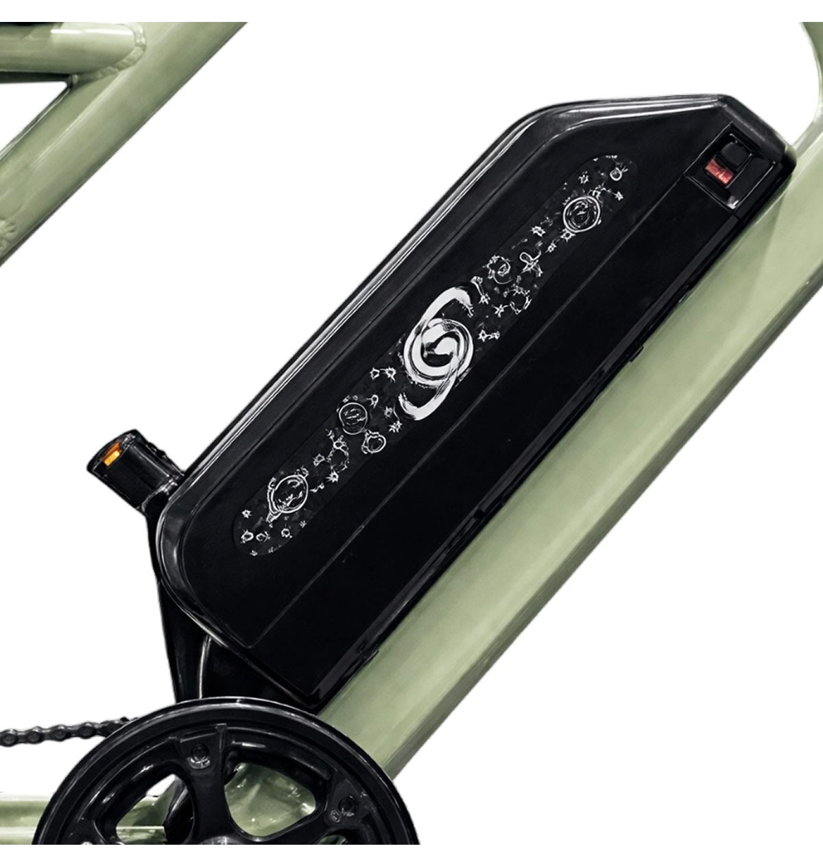 BICICLETA ELETRICA E-BIKE GALAXY 20X4.00 7V MOTOR 750W BATERIA 15.6AH 48V VERDE