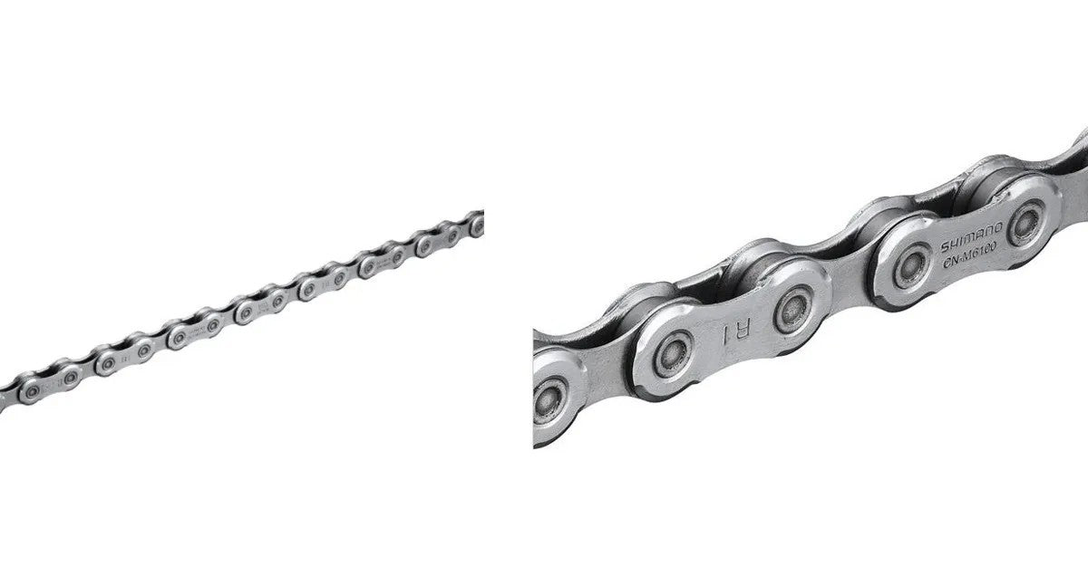 CORRENTE SHIMANO CN-M6100 138L 2X12V DEORE C/ QUICK LINK (ICNM6100138Q) - CINZA