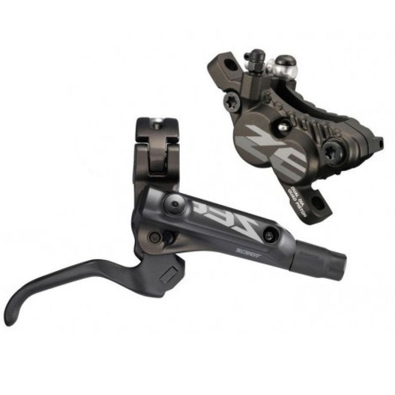 FREIO DISCO SHIMANO ZEE M640 HIDRÁULICO 4 PISTÕES TRASEIRO - GRAFITE