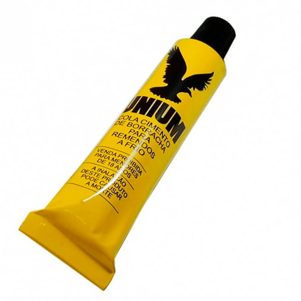 Cola Para Remendo Unium 20ml - Amarelo