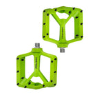 PEDAL 9/16 PLATAFORMA NYLON C/ROLAMENTO EIXO CRO-MO  - VERDE