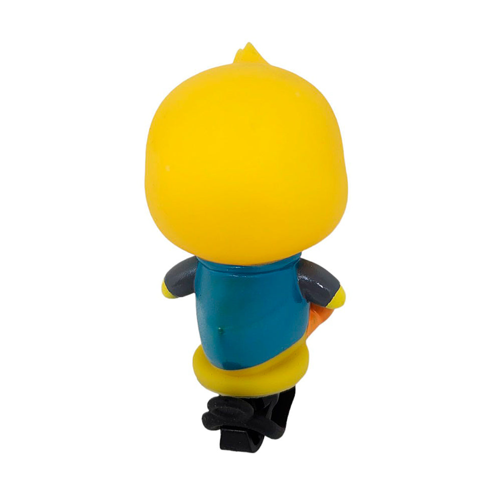 BUZINA CAMPAINHA ELLEVEN PATINHO SILICONE - AMARELO