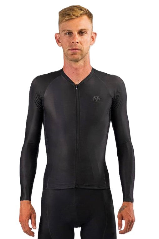 CAMISA DE CICLISMO FREE FORCE MASCULINA MANGA LONGA TRAINING DARK 2024