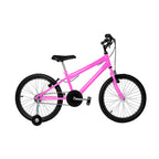 BICICLETA 16 AÇO C/ RODA LATERAL E ARO ALUMÍNIO FEMININA