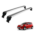 RACK LONG LIFE SPORT ALUM. PRATA P/ FIAT NOVO UNO - 2 PORTAS 2011/2012 E 2015+ (AFU-2) - PRATA