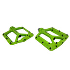 PEDAL 9/16 PLATAFORMA NYLON C/ROLAMENTO EIXO CRO-MO  - VERDE