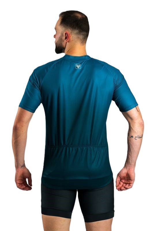 Camisa De Ciclismo Masculina Free Force Basic Cobalt 2024
