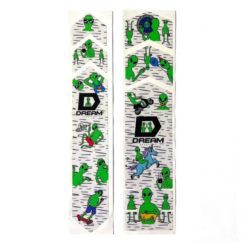 KIT ADESIVO DREAM PROTECTOR PARA QUADRO C/ 7 PEÇAS ALIEN - TRANSPARENTE