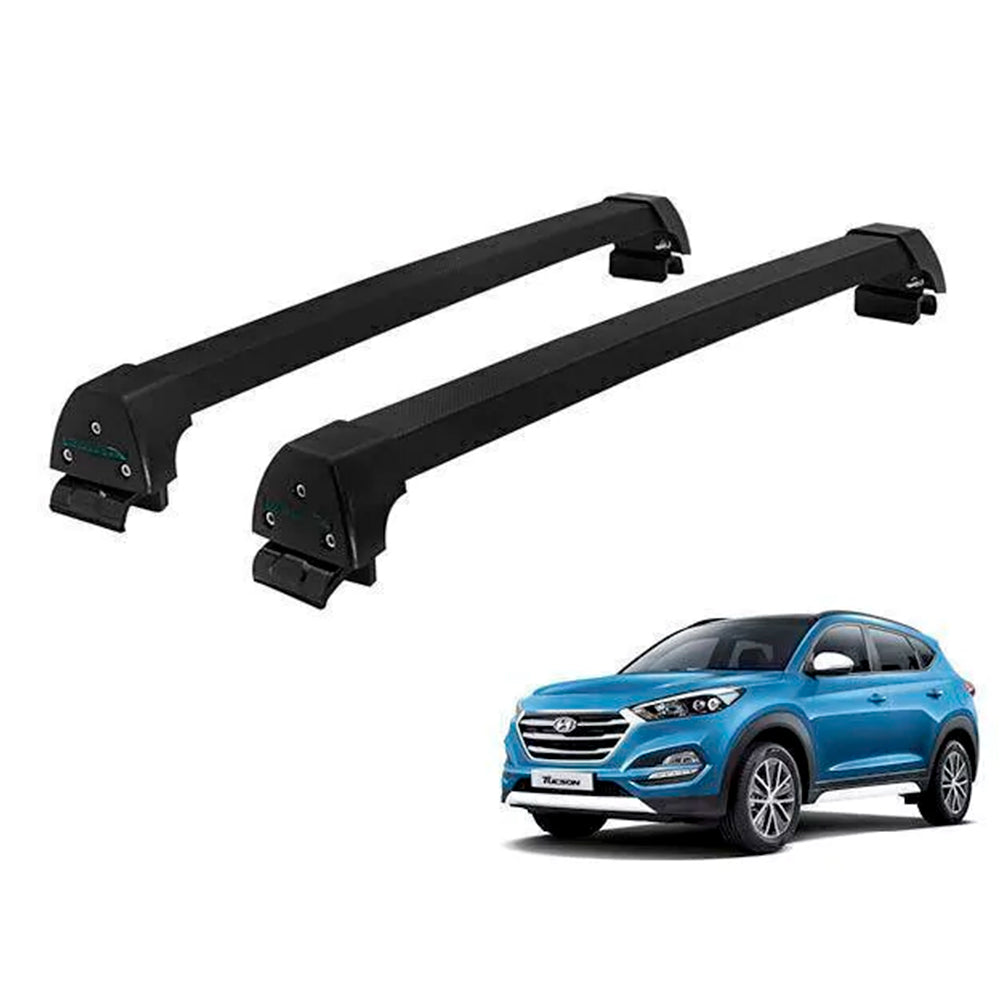 RACK LONG LIFE SPORT ALUM. PRETO P/ HYUNDAI NOVA TUCSON - 2017 EM DIANTE (PTUC) - PRETO