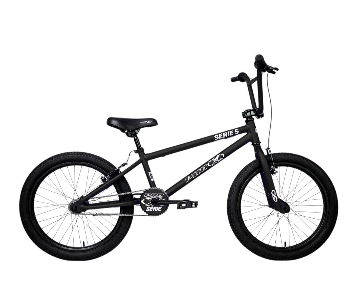 Bicicleta Aro 20 Pro-X Bmx Serie 5 Preto Acetinado | Pedalokos