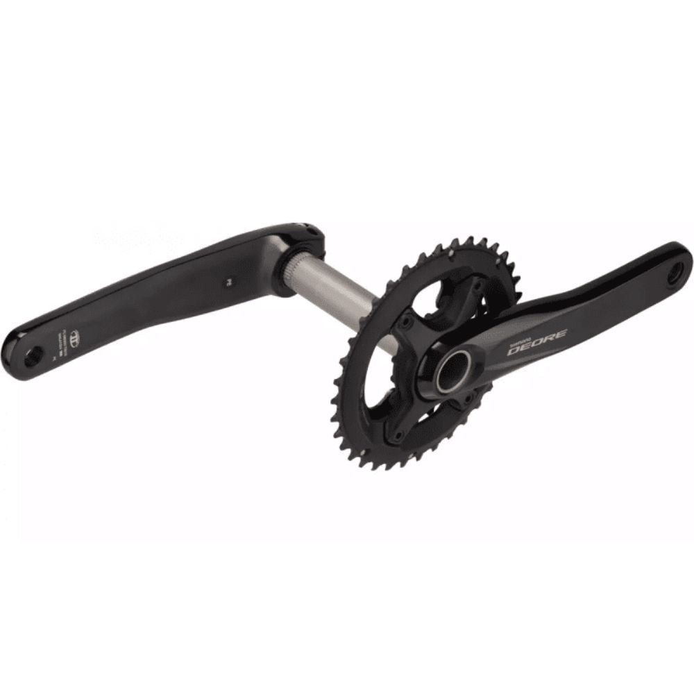 PEDIVELA SHIMANO DEORE 10V FC-M6000-2 HOLLOWTECH 175MM (28/38) - PRETO