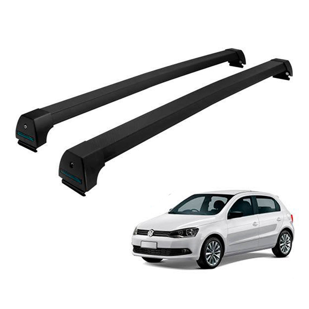 RACK DE TETO LONG LIFE SPORT ALUM. P/ GOL G6  A PARTIR DE 2009 FIXA NO FRISO (PG-5)