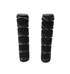 MANOPLA ELLEVEN MTB ESPUMA PLUG COM RELEVO 130MM - PRETO/CINZA