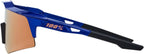 OCULOS 100% SPEEDCRAFT XS - GLOSS COBALT BLUE - HIPER COPPER MIRROR LENS