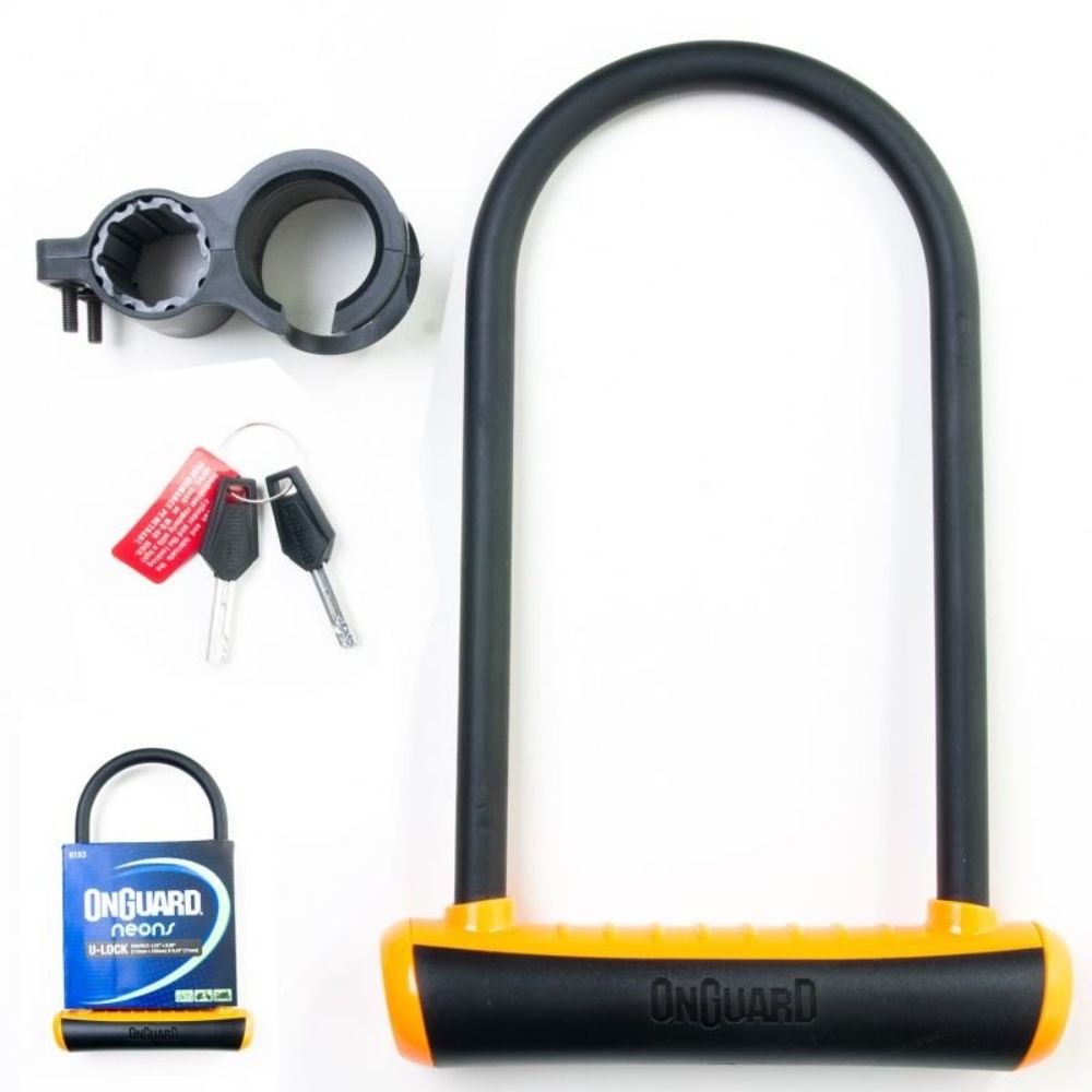 CADEADO TRAVA TIPO U ONGUARD 8153 C/ SUPORTE 115X230MM