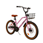 BICICLETA ELLEVEN URBAN ELLY ARO 20" COM CESTA ROXA/PRETA