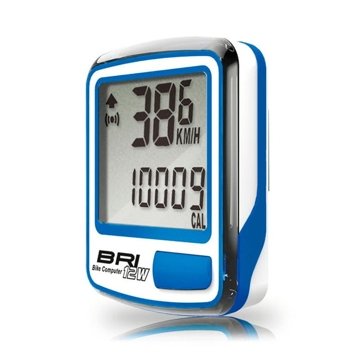CICLOCOMPUTADOR 12F ECHOWELL BRI-12W S/ FIO - AZUL