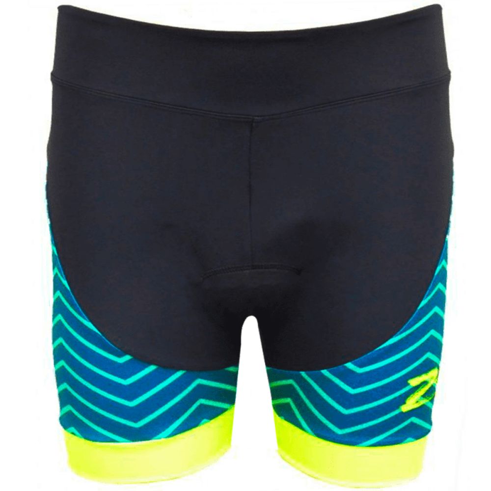 BERMUDA CICLISMO Z-NINE STRIPES FEMININA - VERDE - M
