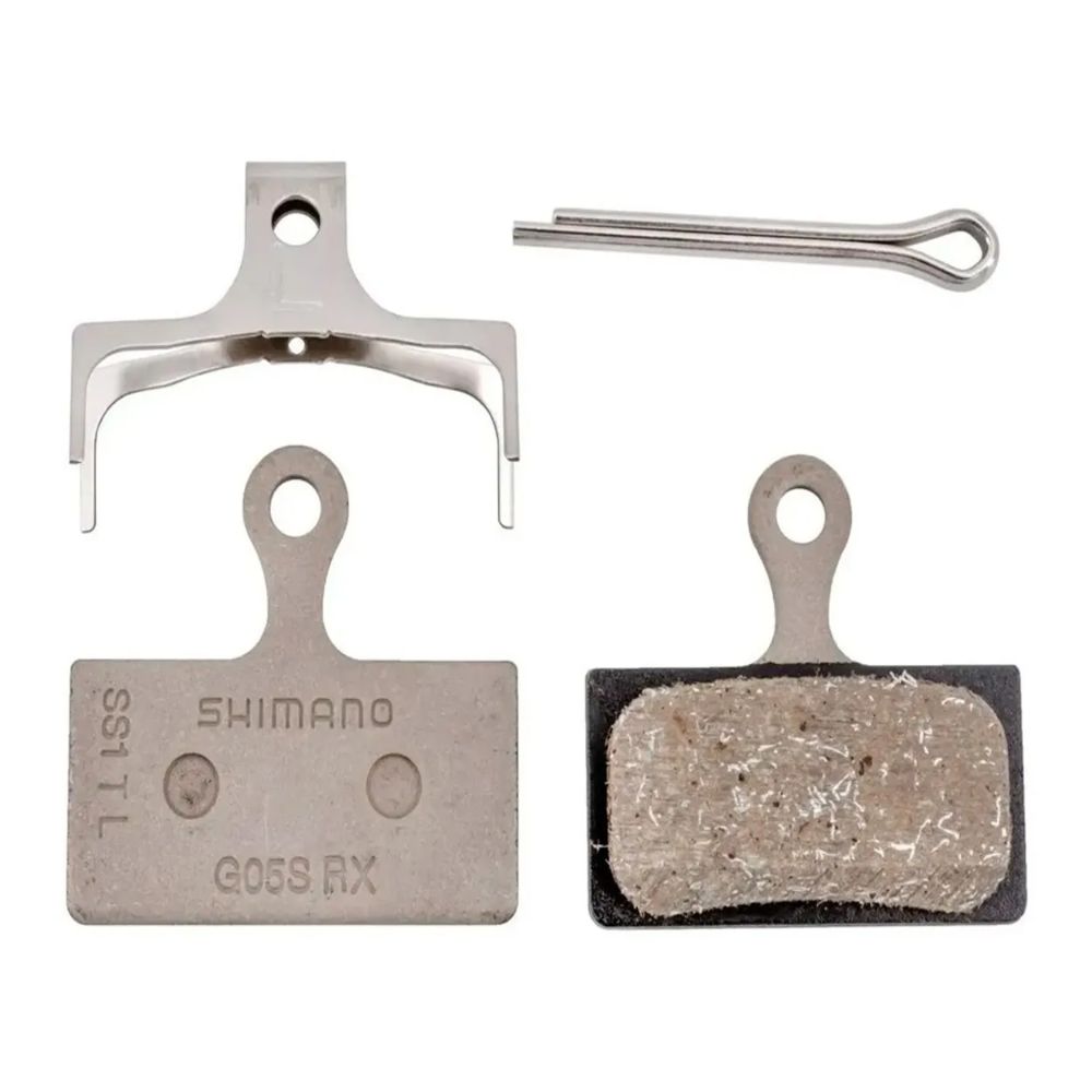 PASTILHA FREIO SHIMANO RESINA G05S COM MOLA XTR/XT/SLX 25 PARES