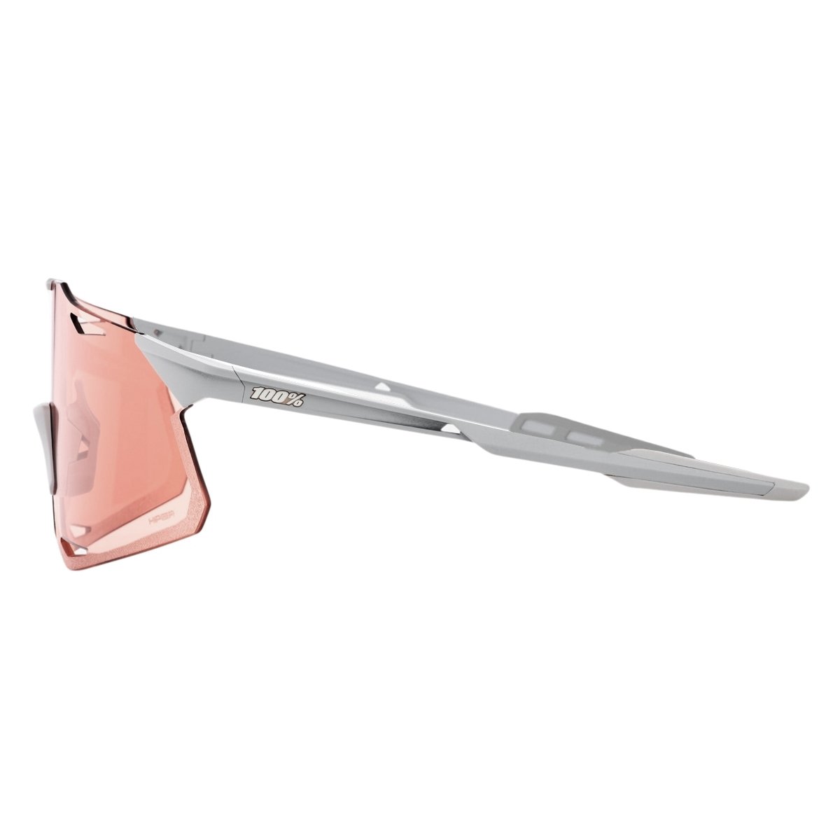 OCULOS 100% HYPERCRAFT - MATTE STONE GREY - HIPER CORAL LENS
