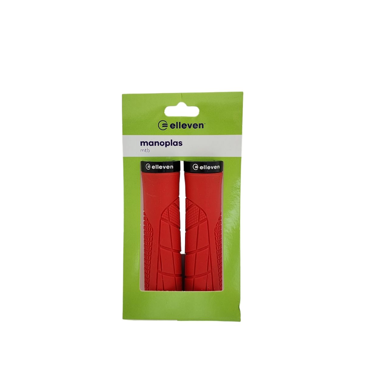 MANOPLA ELLEVEN MTB CITY 130MM EMBORRACHADA C/ TRAVA VERMELHO