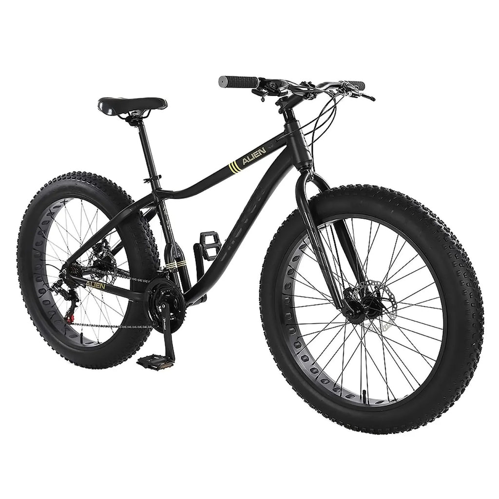 Bicicleta 26 Elleven Alien Fat Bike 21v Shimano 2023/2024 - Preto
