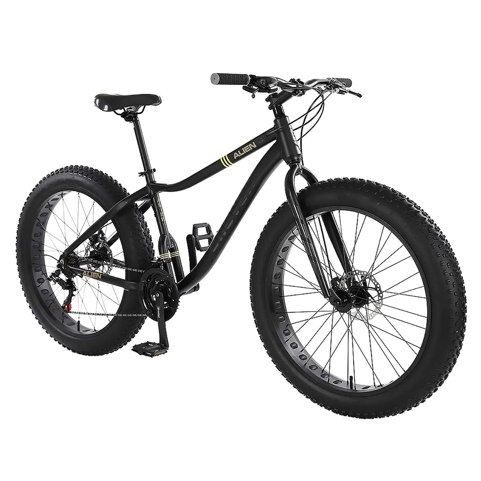 Bicicleta 26 Elleven Alien Fat Bike 21v Shimano 2023/2024 - Preto