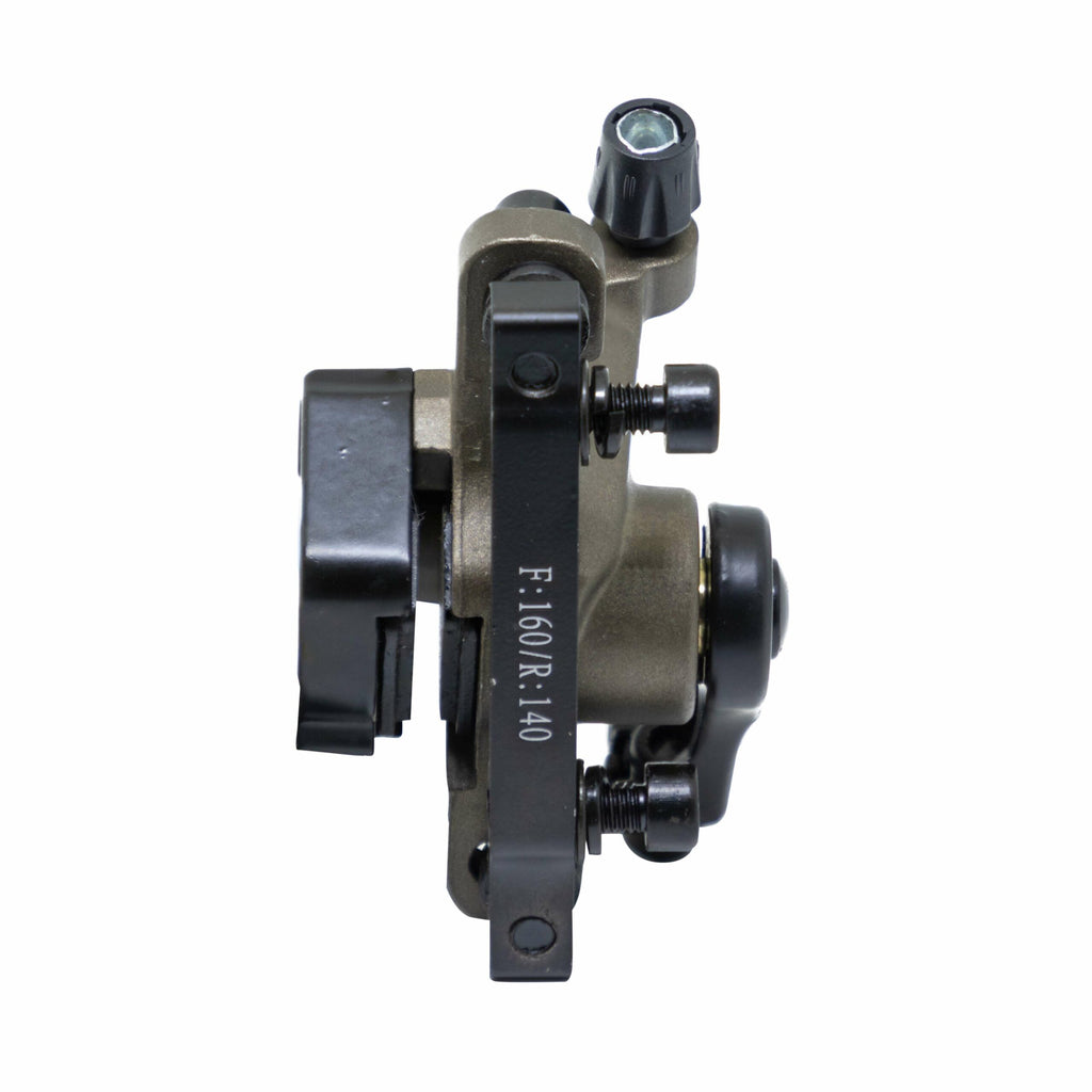 PINÇA FREIO DISCO MECÂNICO X-TIME RM2 C/ SUPORTE TRASEIRO - DOURADO - TRASEIRO