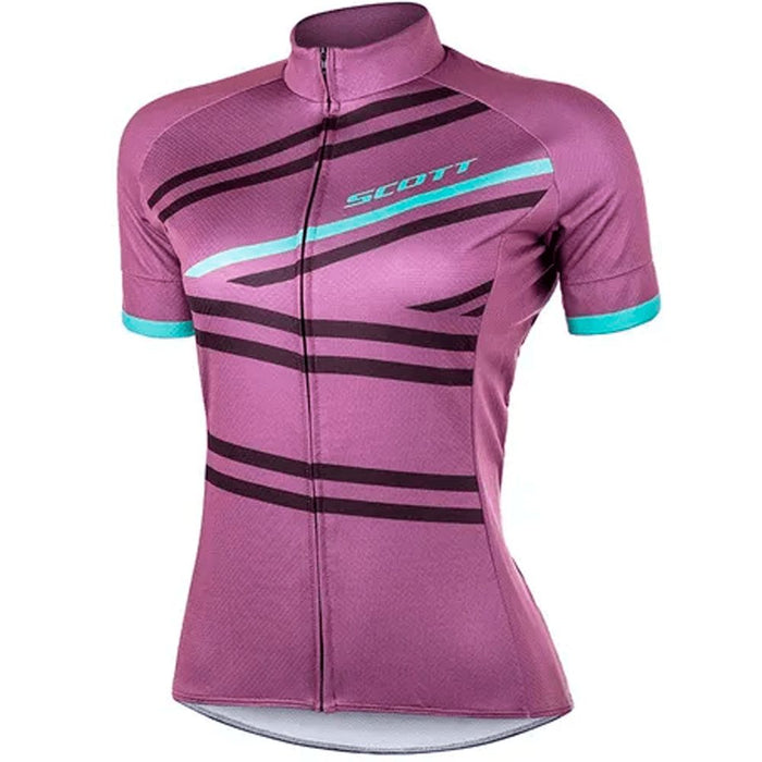 CAMISA CICLISMO SCOTT ENDURANCE 30 FEMININA - ROXO / G